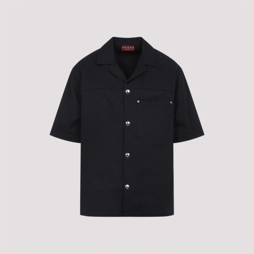 Gucci Classic Short-Sleeve Cotton Shirt - NWT - Picture 2 of 3